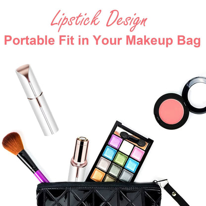 Portable Lipstick Shaped Electric Hair Remover for Women Painless and Effective Facial Hair Removal Home Razor Shaver Tool